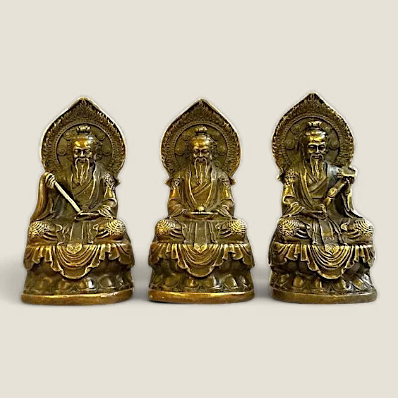 Bộ Tượng Tam Thanh Đạo Tổ 1 Bộ Tượng Tam Thanh Đạo Tổ