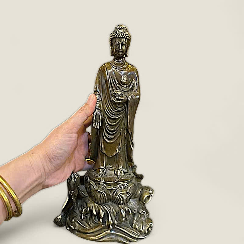 Tượng Phật A Di Đà Tay Ấn Tiếp Dẫn Đạo Sư 5 Tượng Phật A Di Đà Tay Ấn Tiếp Dẫn Đạo Sư - Ảnh 5