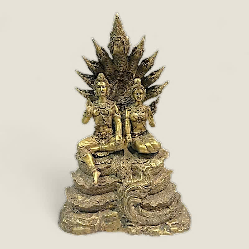 Tượng Thần Rắn Naga che chở Đức Phật 1 Tượng Thần Rắn Naga che chở Đức Phật