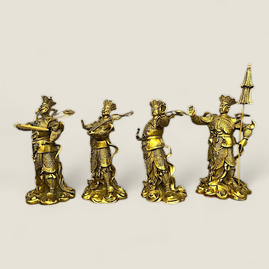 Bộ Tượng Tứ Đại Hộ Pháp Thiên Vương 4 Bộ Tượng Tứ Đại Hộ Pháp Thiên Vương - Ảnh 4