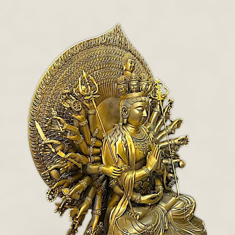 Tượng Phật Thiên Thủ Thiên Nhãn size cực đại 7 Tượng Phật Thiên Thủ Thiên Nhãn size cực đại - Ảnh 7