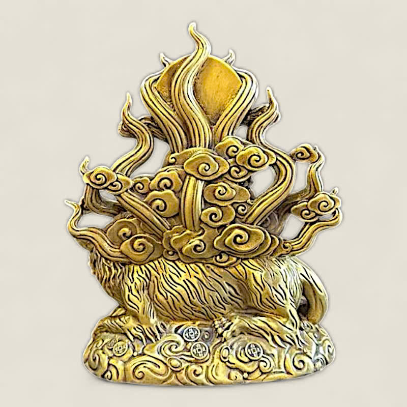 Tượng Cửu vỹ hồ 5 Tượng Cửu vỹ hồ - Ảnh 5