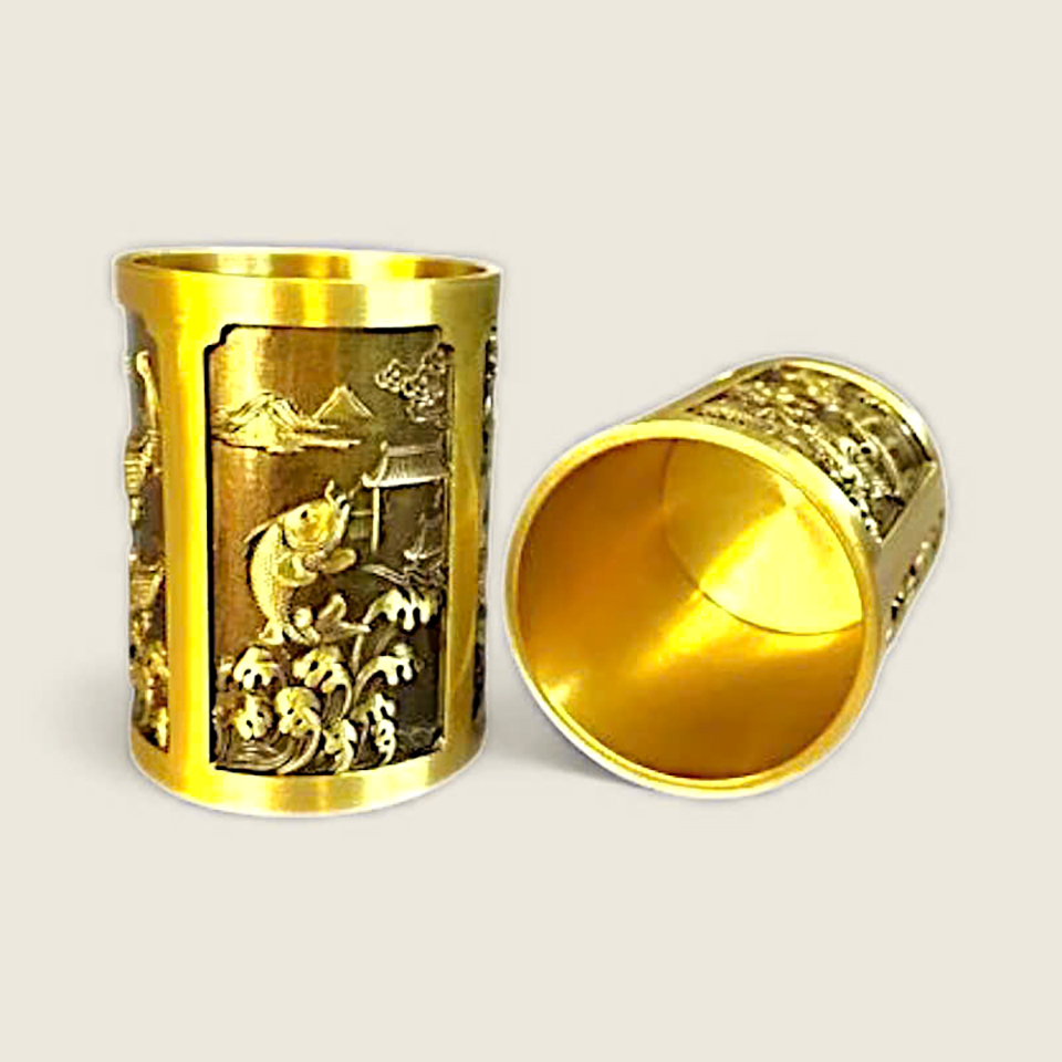 Ống đựng bút Cá chép quần hội 2 Ống đựng bút Cá chép quần hội - Ảnh 2