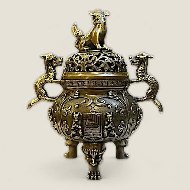 Lư xông trầm nắp Nghê 5 Lư xông trầm nắp Nghê - Ảnh 5