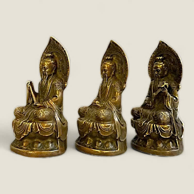 Bộ Tượng Tam Thanh Đạo Tổ 3 Bộ Tượng Tam Thanh Đạo Tổ - Ảnh 3
