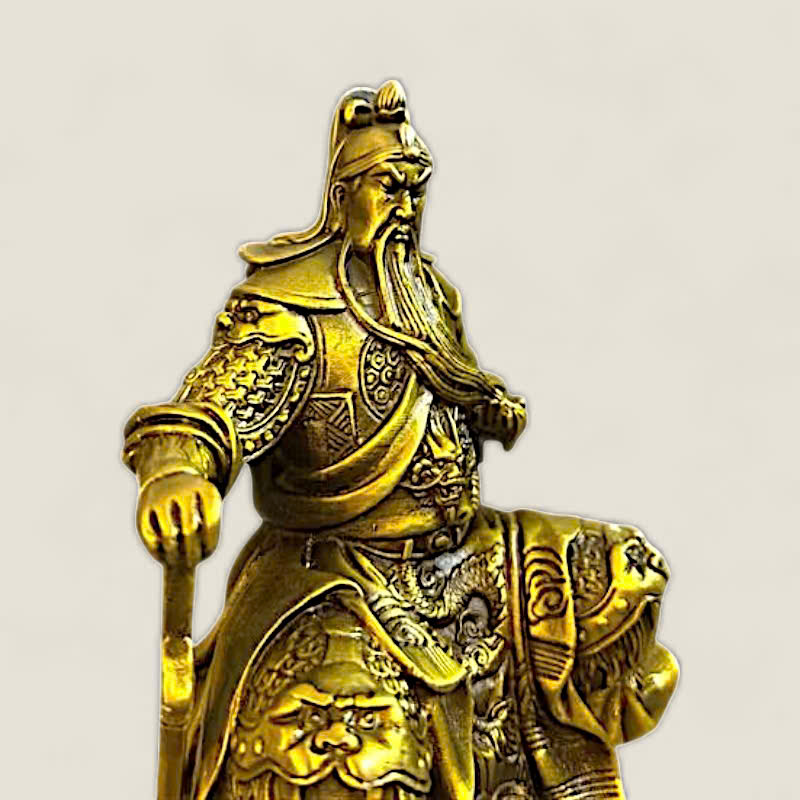 Tượng Quan Công ngồi vuốt râu 6 Tượng Quan Công ngồi vuốt râu - Ảnh 6