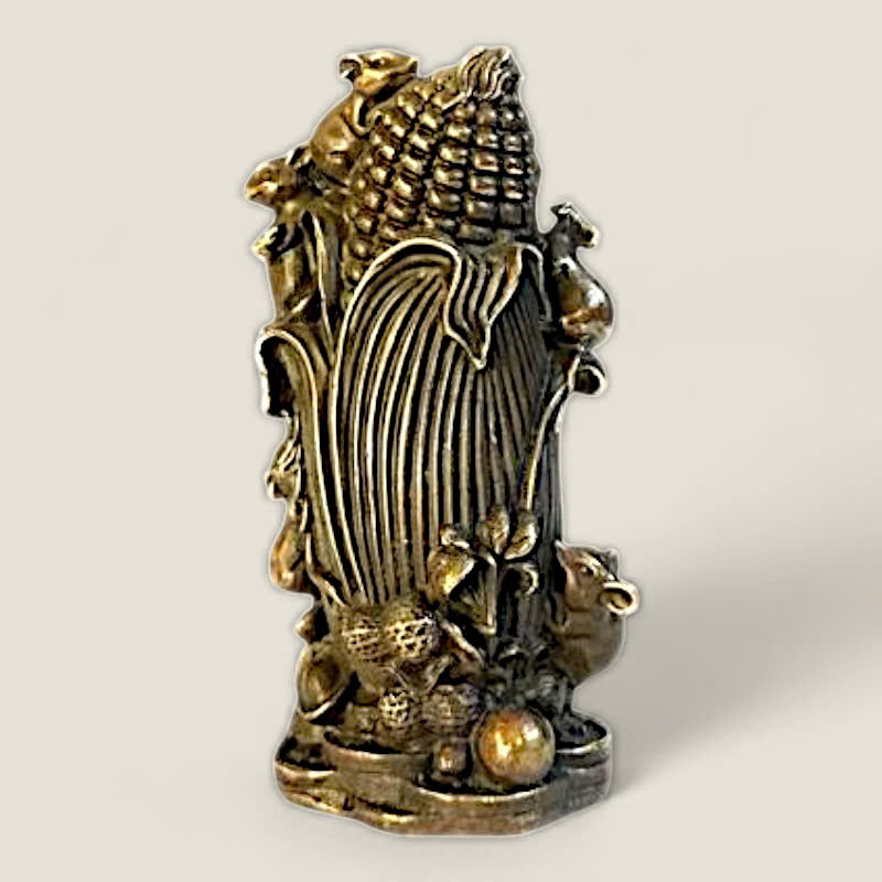 Tượng chuột đứng bắp ngô - Tý Đắc Lộc 3 Tượng chuột đứng bắp ngô - Tý Đắc Lộc - Ảnh 3