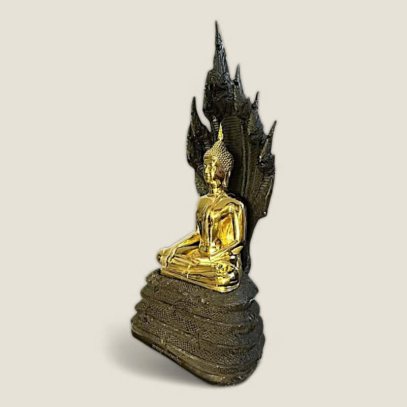 Tượng siêu phẩm Rắn Naga che chở đức Phật (Mẫu 1) 2 Tượng siêu phẩm Rắn Naga che chở đức Phật (Mẫu 1) - Ảnh 2