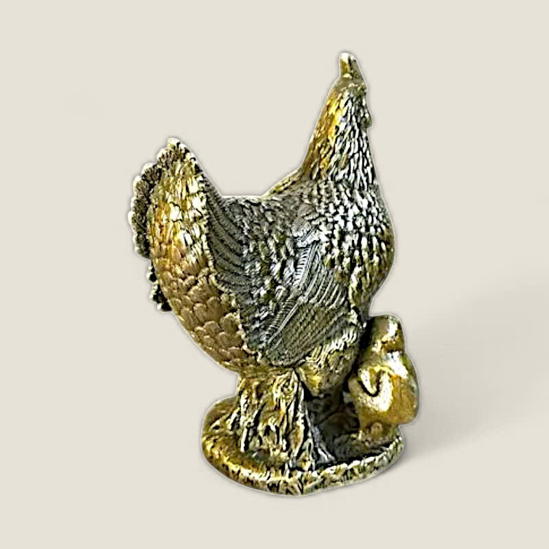 Tượng Gà mái chăm con 3 Tượng Gà mái chăm con - Ảnh 3