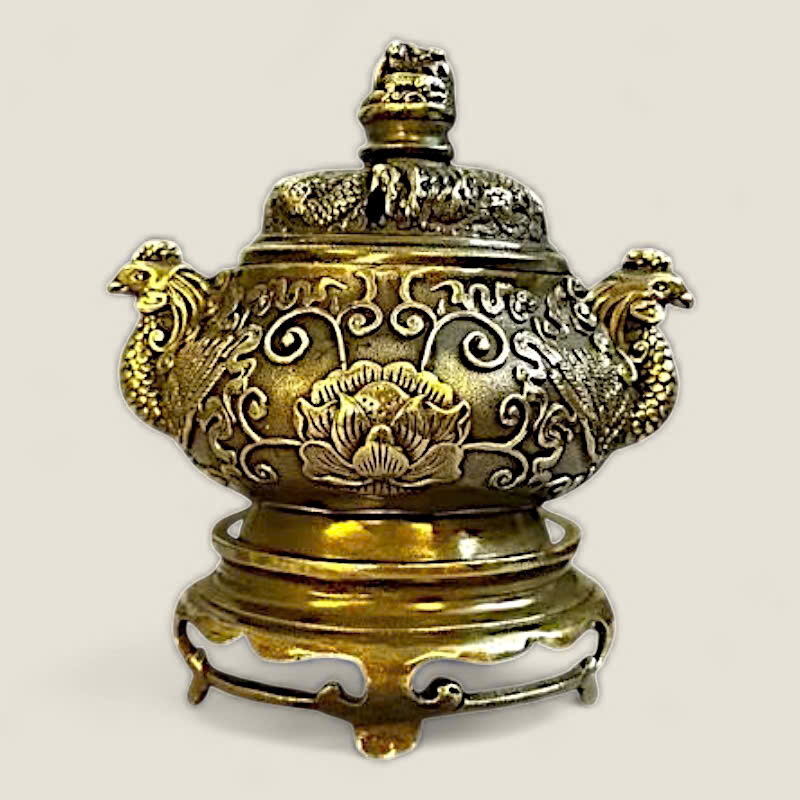 Lư xông trầm Song Hạc 3 Lư xông trầm Song Hạc - Ảnh 3