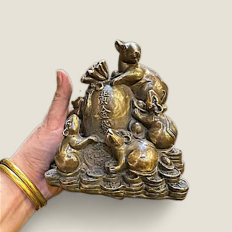 Tượng Chuột Ngũ Phúc 3 Tượng Chuột Ngũ Phúc - Ảnh 3