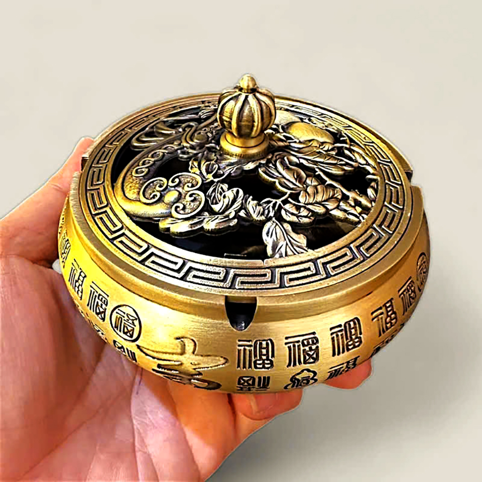 Gạt tàn lư xông trầm đồng 6 Gạt tàn lư xông trầm đồng - Ảnh 6