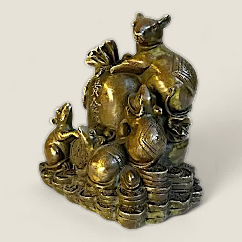 Tượng Chuột Ngũ Phúc 2 Tượng Chuột Ngũ Phúc - Ảnh 2