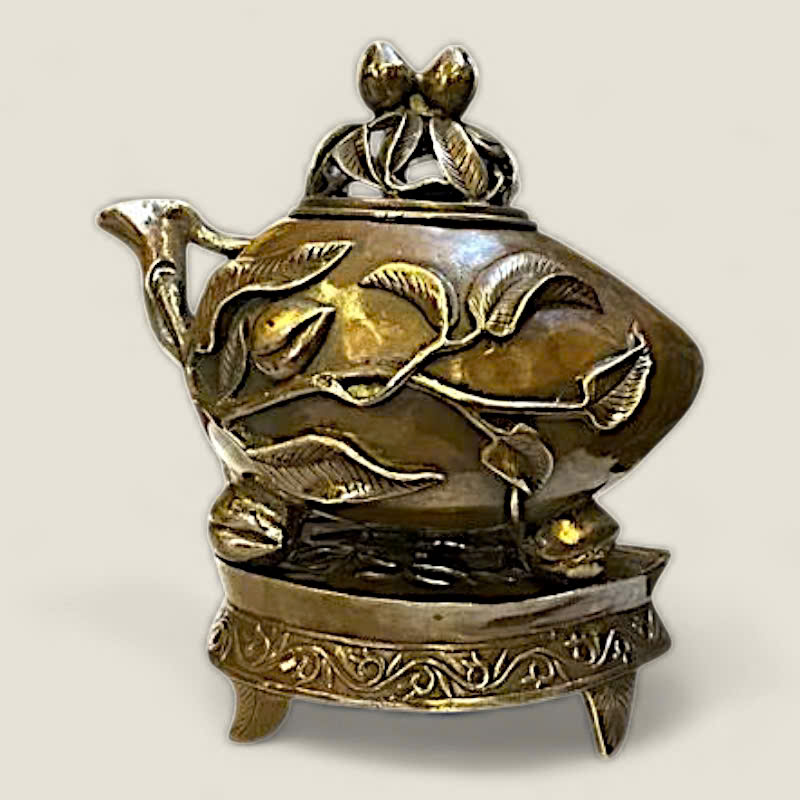 Lư xông trầm quả đào tiên 4 Lư xông trầm quả đào tiên - Ảnh 4