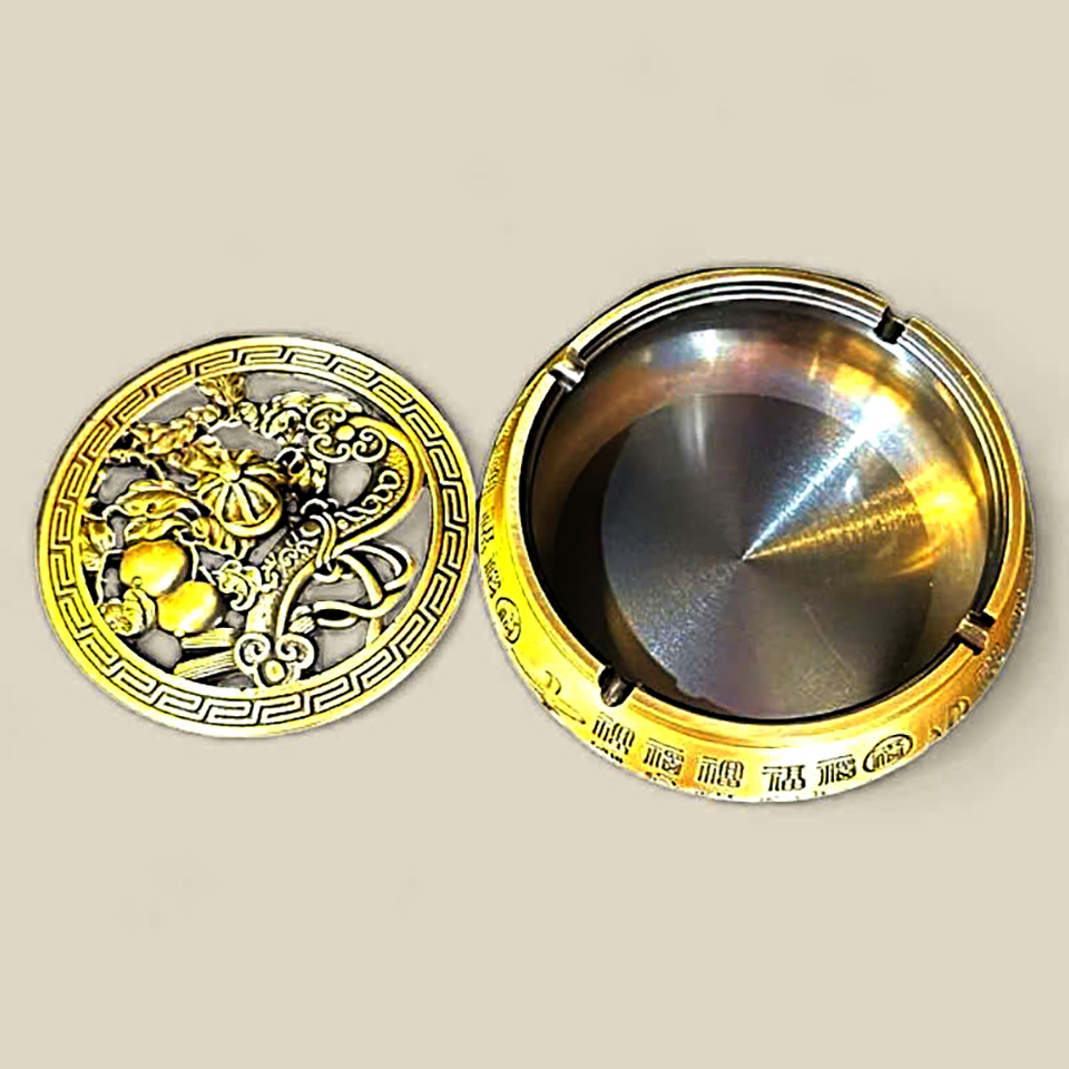 Gạt tàn lư xông trầm đồng 5 Gạt tàn lư xông trầm đồng - Ảnh 5