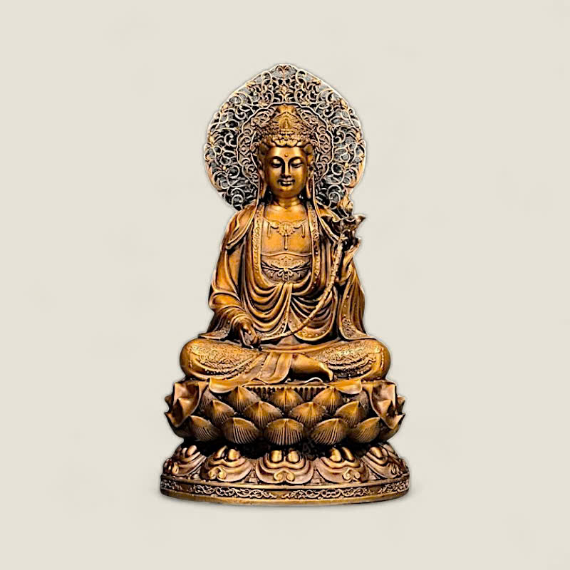 Bộ Tượng Tây Phương Tam Thánh ngồi 7 Bộ Tượng Tây Phương Tam Thánh ngồi - Ảnh 7