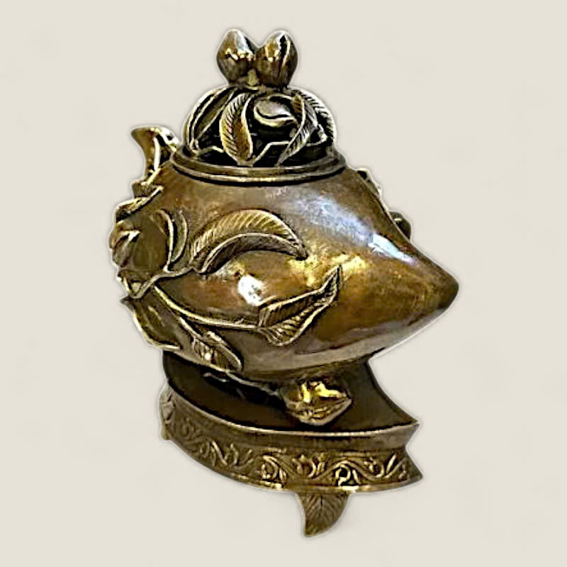 Lư xông trầm quả đào tiên 3 Lư xông trầm quả đào tiên - Ảnh 3