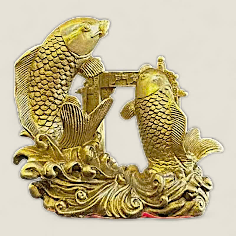 Tượng cá chép vượt vũ môn 3 Tượng cá chép vượt vũ môn - Ảnh 3