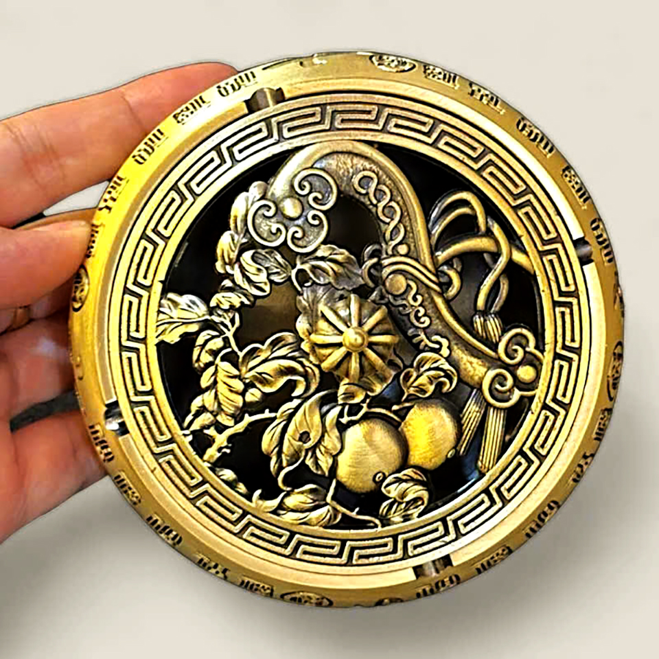 Gạt tàn lư xông trầm đồng 2 Gạt tàn lư xông trầm đồng - Ảnh 2