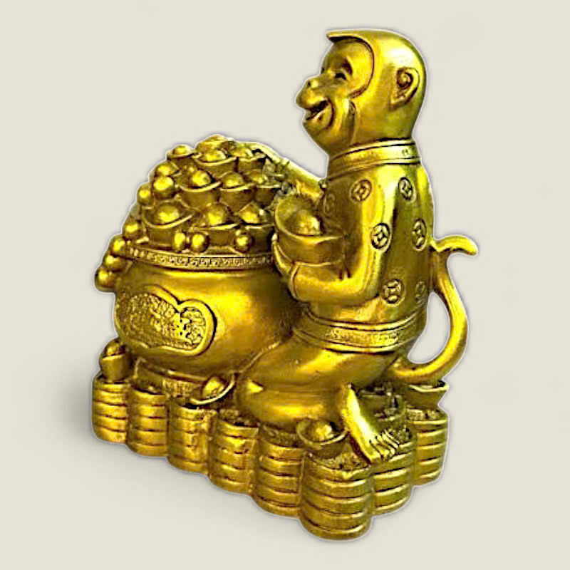 Tượng Khỉ Kim Tiền Đắc Lộc 2 Tượng Khỉ Kim Tiền Đắc Lộc - Ảnh 2