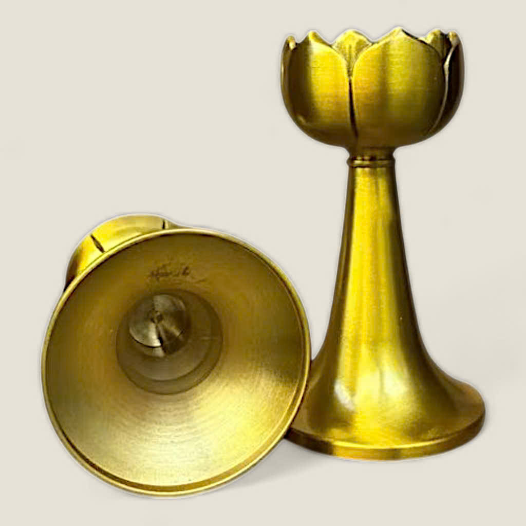 Chân Đèn Hoa Sen 2 Chân Đèn Hoa Sen - Ảnh 2