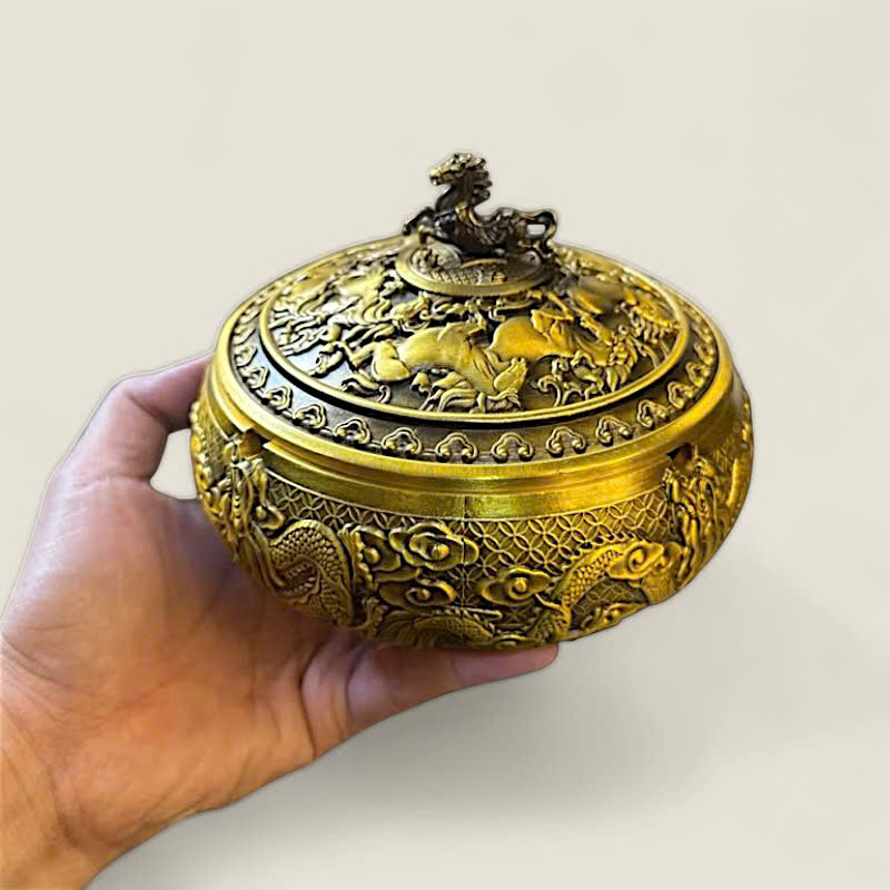 Gạt tàn Phong thủy Mã đáo thành công 2 Gạt tàn Phong thủy Mã đáo thành công - Ảnh 2