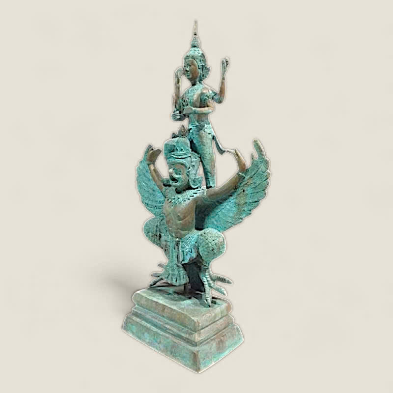 Tượng Vishnu cưỡi Garuda Kim Sí Điểu 2 Tượng Vishnu cưỡi Garuda Kim Sí Điểu - Ảnh 2
