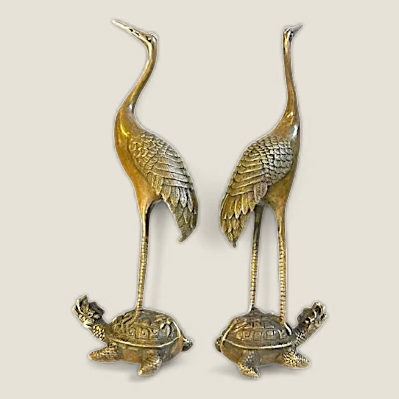 Cặp Tượng Hạc Gia Tiên trưng bàn thờ 2 Cặp Tượng Hạc Gia Tiên trưng bàn thờ - Ảnh 2