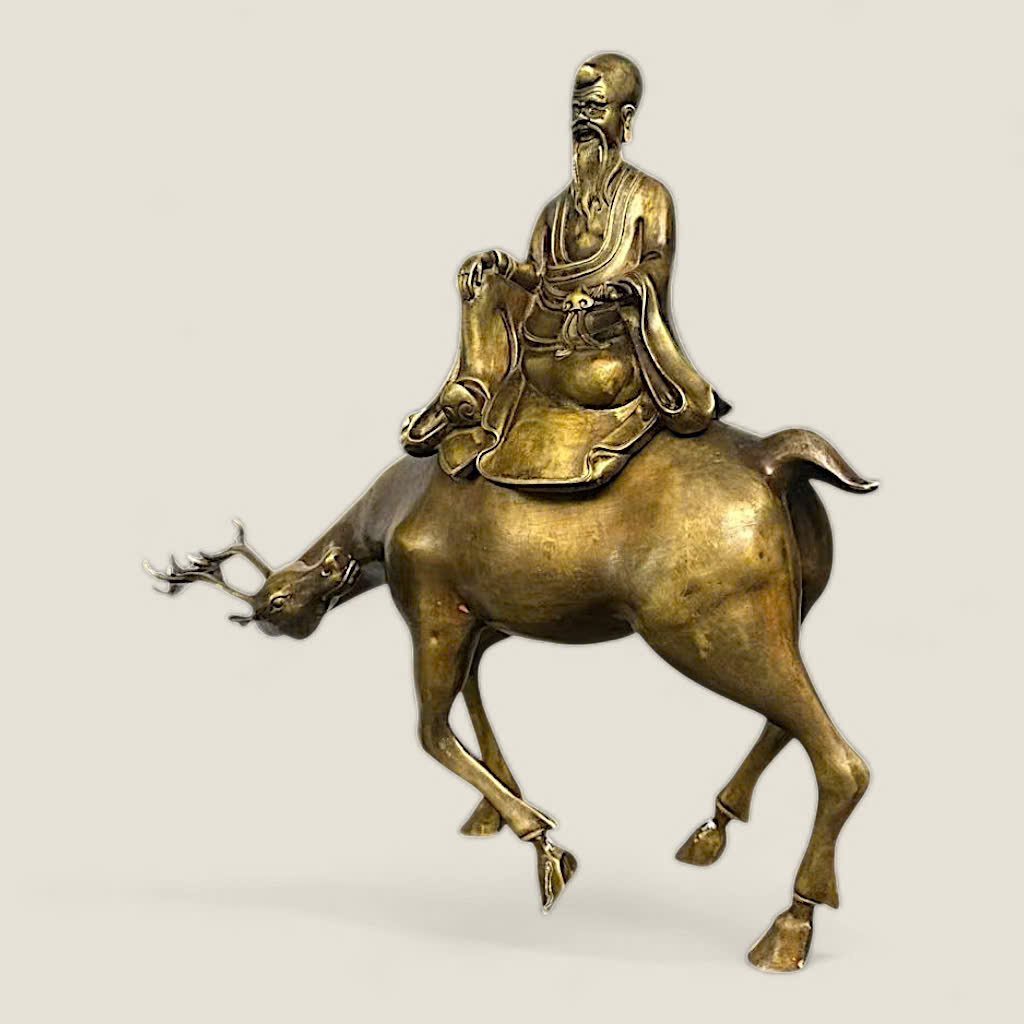 Tượng Ông Thọ Cưỡi Nai 2 Tượng Ông Thọ Cưỡi Nai - Ảnh 2