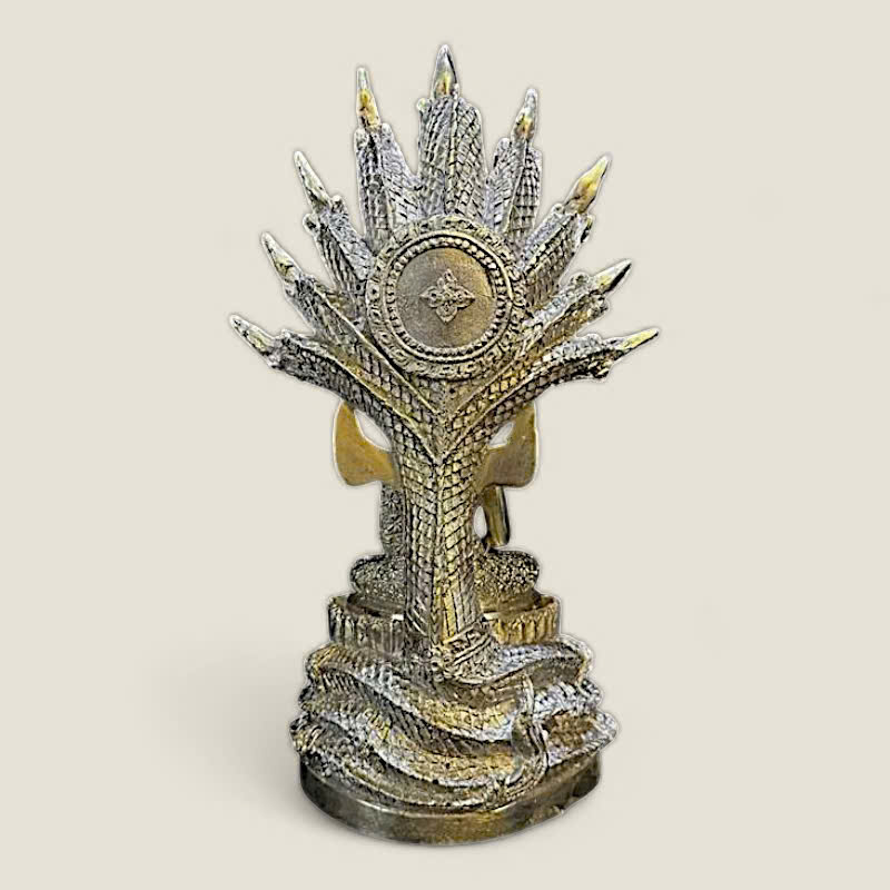 Tượng Rắn Naga che chở đức Phật (Mẫu 3, da nhám) 2 Tượng Rắn Naga che chở đức Phật (Mẫu 3, da nhám) - Ảnh 2