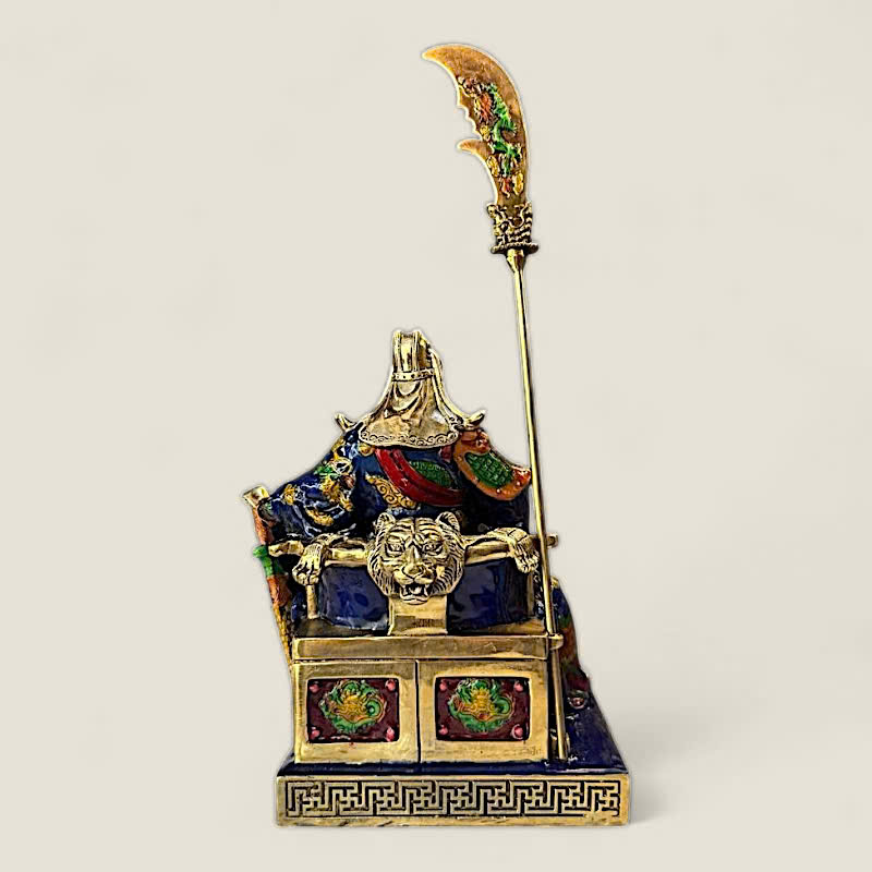 Tượng Quan Công Đọc Sách 2 Tượng Quan Công Đọc Sách - Ảnh 2