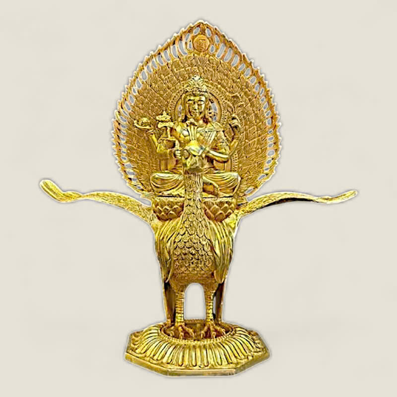 Tượng Khổng Tước Minh Vương - Mật Tông 1 Tượng Khổng Tước Minh Vương - Mật Tông