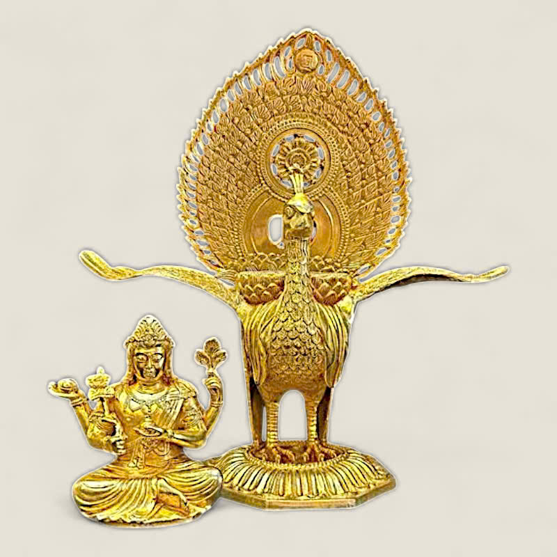 Tượng Khổng Tước Minh Vương - Mật Tông 4 Tượng Khổng Tước Minh Vương - Mật Tông - Ảnh 4