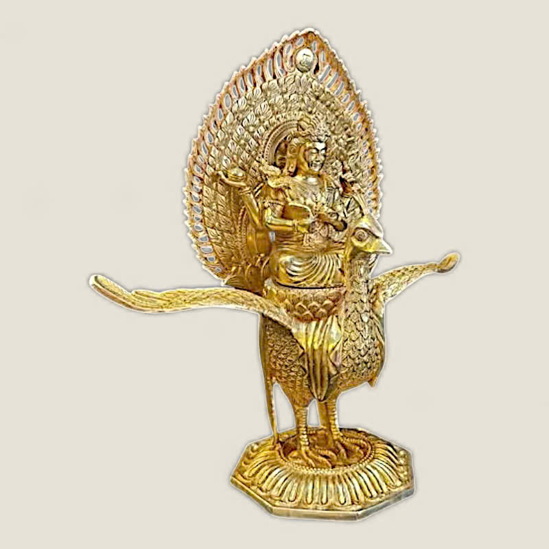 Tượng Khổng Tước Minh Vương - Mật Tông 3 Tượng Khổng Tước Minh Vương - Mật Tông - Ảnh 3