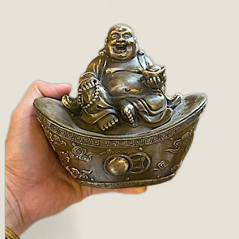 Tượng Phật Di Lặc ngồi vàng 5 Tượng Phật Di Lặc ngồi vàng - Ảnh 5