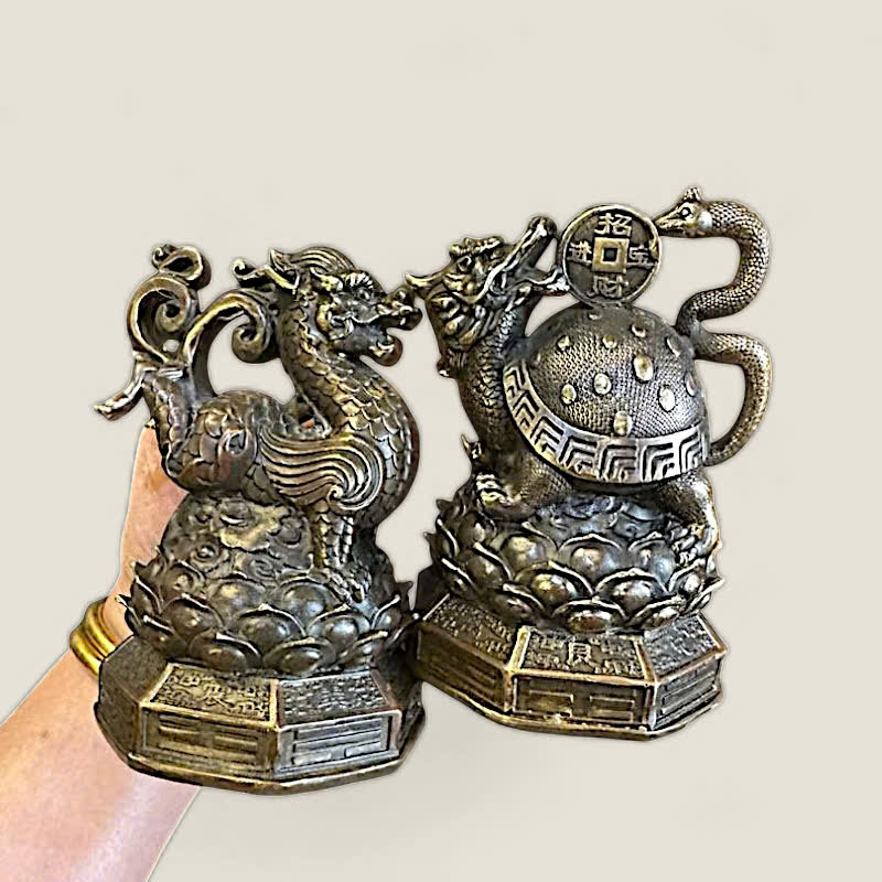 Bộ Tượng Tứ Linh Long Lân Quy Phụng 2 Bộ Tượng Tứ Linh Long Lân Quy Phụng - Ảnh 2