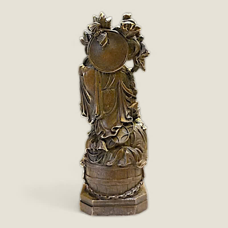 Tượng Di Lặc Ngũ Phúc vác cây tùng 4 Tượng Di Lặc Ngũ Phúc vác cây tùng - Ảnh 4