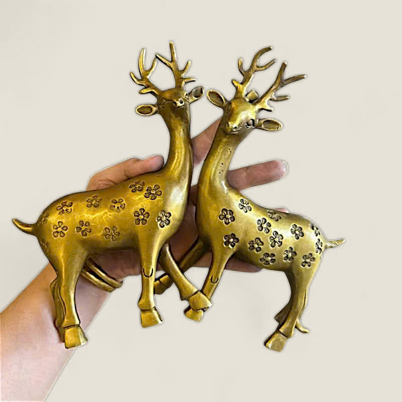 Cặp Tượng Hưu sao - Tuần Lộc 2 Cặp Tượng Hưu sao - Tuần Lộc - Ảnh 2