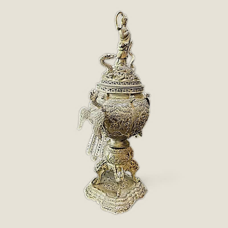 Đỉnh lư mẹ Quan Thế Âm Bồ Tát cao 62 cm 10 Đỉnh lư mẹ Quan Thế Âm Bồ Tát cao 62 cm - Ảnh 10