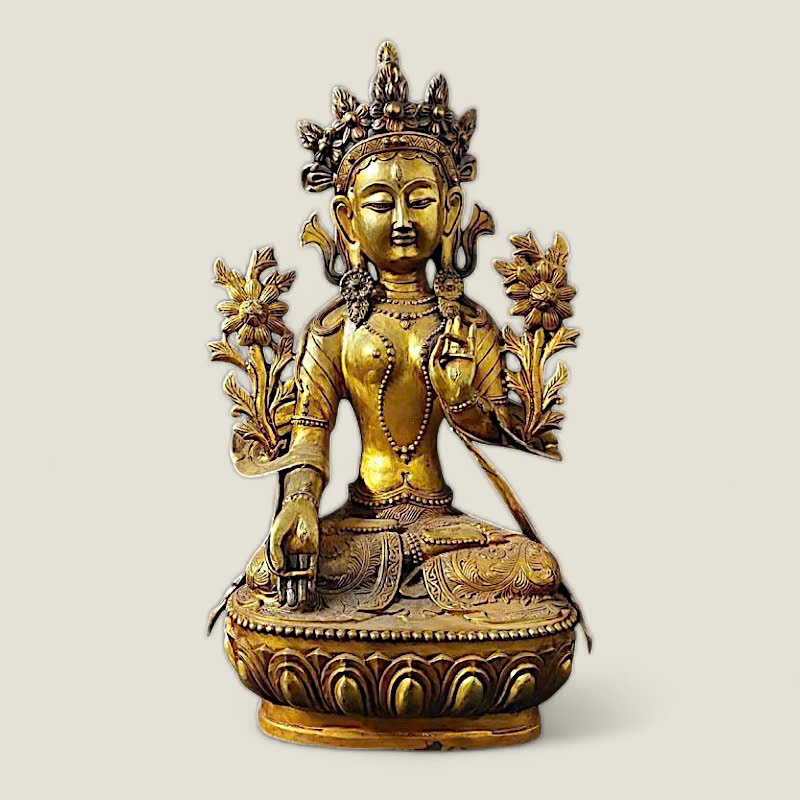 Tượng Đức Phật Tara Bạch Độ Mẫu - Mật Tông 1 Tượng Đức Phật Tara Bạch Độ Mẫu - Mật Tông