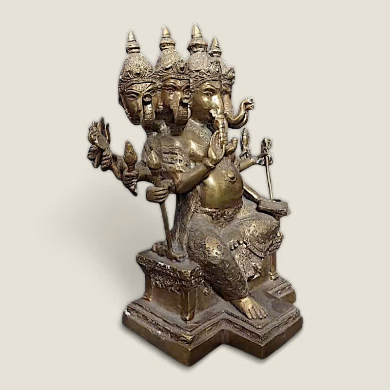 Tượng Thần Voi Ganesha Ngũ Diện (Hindu Giáo) 4 Tượng Thần Voi Ganesha Ngũ Diện (Hindu Giáo) - Ảnh 4