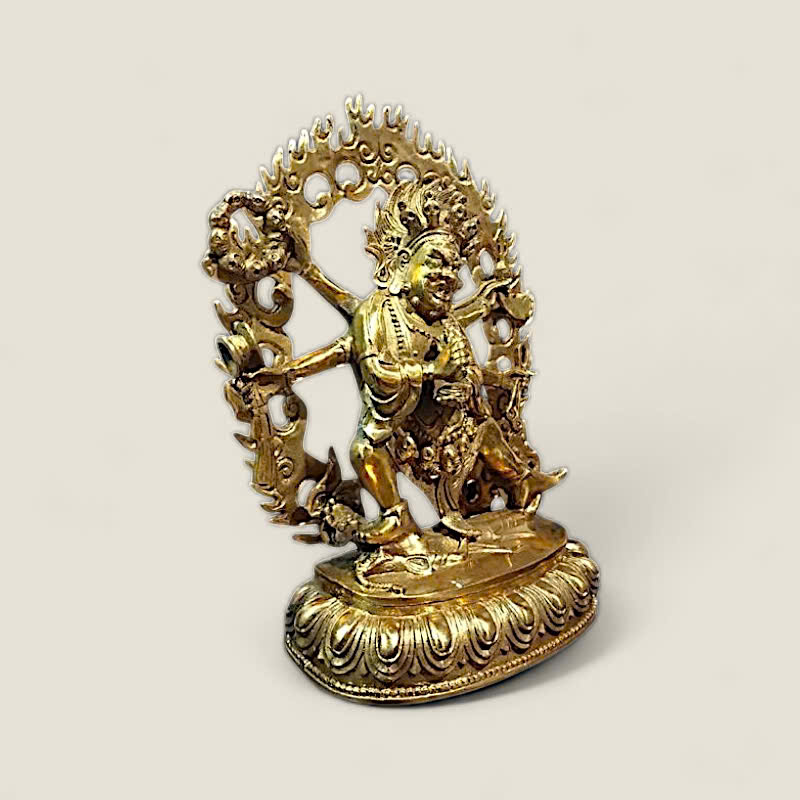 Tượng Thần hộ pháp Mahakala Mật Tông 3 Tượng Thần hộ pháp Mahakala Mật Tông - Ảnh 3