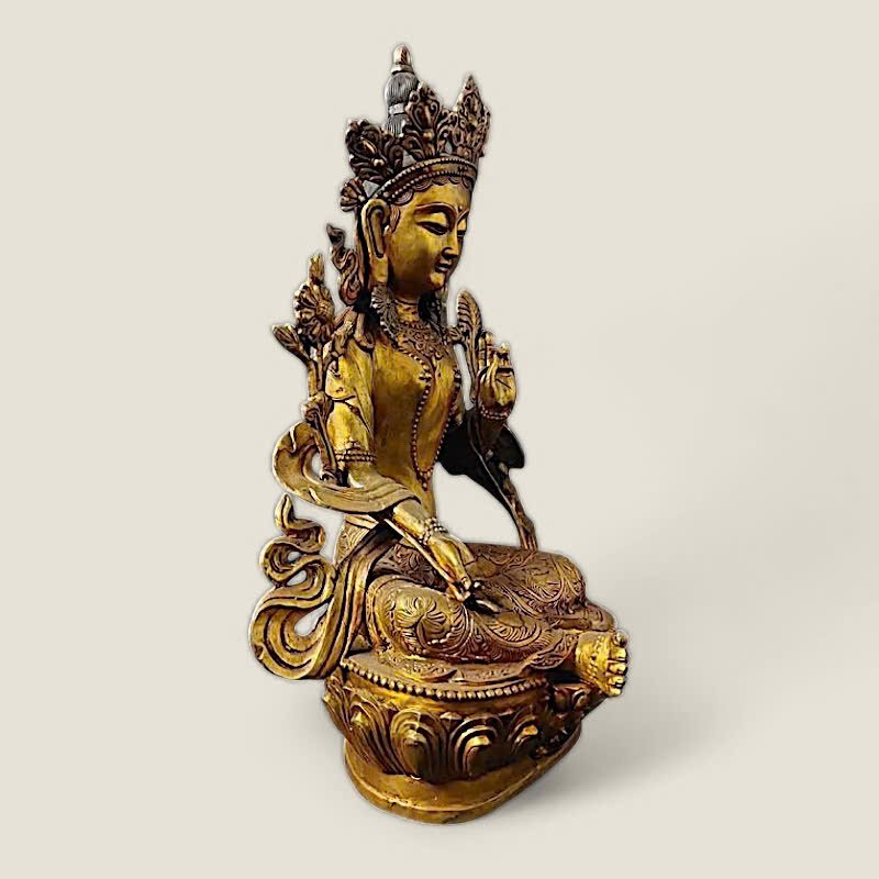 Tượng Đức Phật Tara Lục Độ Mẫu - Mật Tông 4 Tượng Đức Phật Tara Lục Độ Mẫu - Mật Tông - Ảnh 4