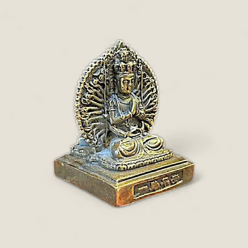 Tượng Phật Chuẩn Đề size mini để bàn 3 Tượng Phật Chuẩn Đề size mini để bàn - Ảnh 3