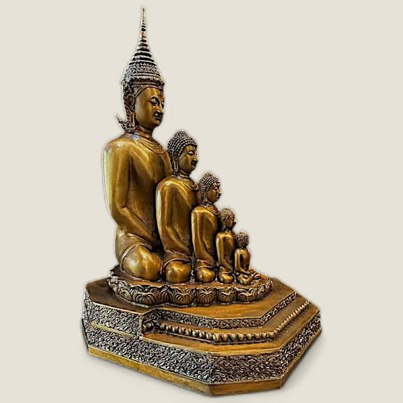 Tượng Phật Thích Ca và Ngũ Vị Danh Phật - Nam Tông 1 Tượng Phật Thích Ca và Ngũ Vị Danh Phật - Nam Tông