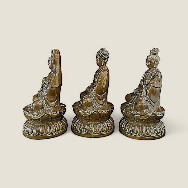 Bộ Tượng Tam Thế Phật (Phật Giáo Bắc Tông) 5 Bộ Tượng Tam Thế Phật (Phật Giáo Bắc Tông) - Ảnh 5