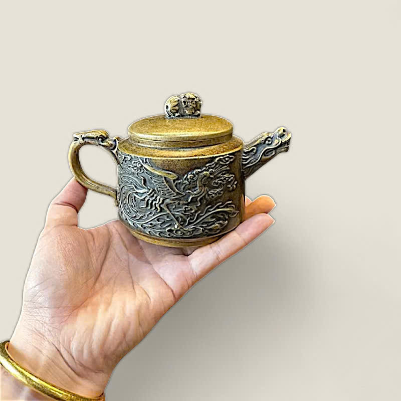 Ấm Tích Đồng Long Phụng Sum Vầy 7 Ấm Tích Đồng Long Phụng Sum Vầy - Ảnh 7