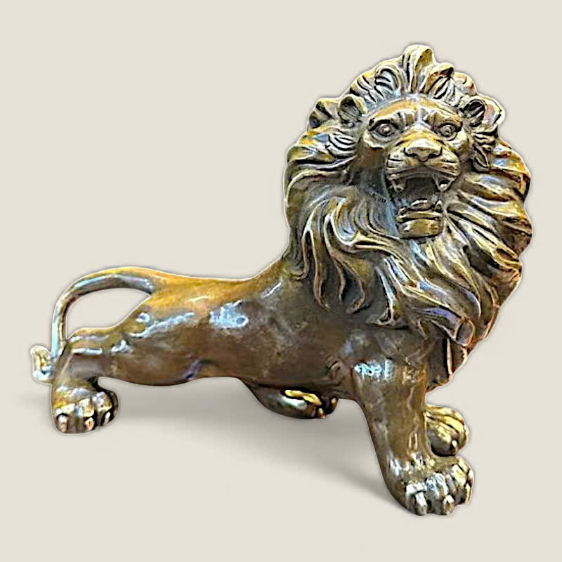 Cặp Tượng Sư Tử đồng decor trang trí 7 Cặp Tượng Sư Tử đồng decor trang trí - Ảnh 7