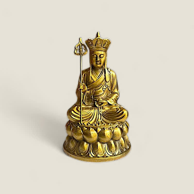 Tượng Địa Tạng Vương Bồ Tát Đội Mũ Thất Phật 1 Tượng Địa Tạng Vương Bồ Tát Đội Mũ Thất Phật