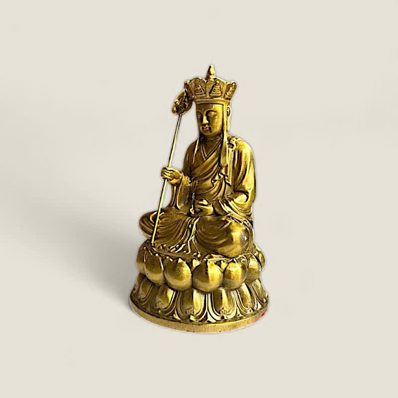 Tượng Địa Tạng Vương Bồ Tát Đội Mũ Thất Phật 5 Tượng Địa Tạng Vương Bồ Tát Đội Mũ Thất Phật - Ảnh 5